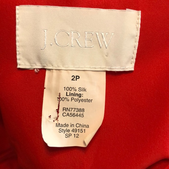 J Crew One Shoulder Sexy Silk Party Dress - Picture 5 of 5